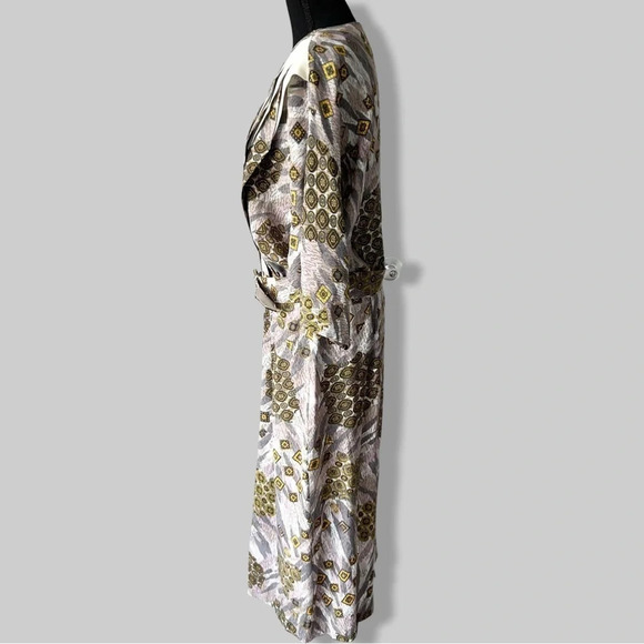 Vintage  Willy’s Influence 80s Western Style Dolman Sleeve Midi Dress - Picture 2 of 16